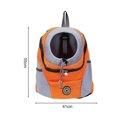 thumbnail image 2 of Pet Dog Carrier Backpack Puppy Dog Travel Carrier Front Pack Breathable Head-Out Backpack, 2 of 7