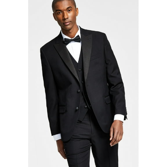 Alfani Men's Slim Fit Tuxedo Jackets Black Size 46