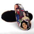 thumbnail image 3 of Mens Cozy Slippers Selena Quintanilla Warm Soft Plush Slipper Slip-on House Shoes for Home Indoor Outdoor, 3 of 8