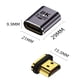 thumbnail image 3 of Adaptador magnético 2.1 Compatible con HDMI 8K macho a hembra 8K/60Hz 4K/120Hz 48Gbps, 3 of 6