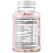 Hair Vitamins Gummies - Sugar Free Hair Growth Support Gummy with Biotin 5000 mcg Per Serving, Vitamin A, B12, C, D, E, Folic Acid - Supports Strong Beautiful Hair and Nails, Vegetarian - 60 Gummies