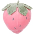 thumbnail image 1 of 1 pieza de cojín de peluche corto de fresa, muñeco de peluche, regalo creativo, decoración de sofá para niños y niñas, 40 cm, color rosa, 1 of 6