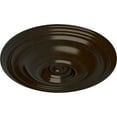 thumbnail image 3 of Ekena Millwork 14 3/4"OD x 1 3/4"P Traditional Ceiling Medallion (Fits Canopies up to 4"), Hand-Painted Bronze, 3 of 6