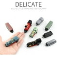 Mini Train Toy DieCast Pull Back Steam Train Model Set Assorted Styles