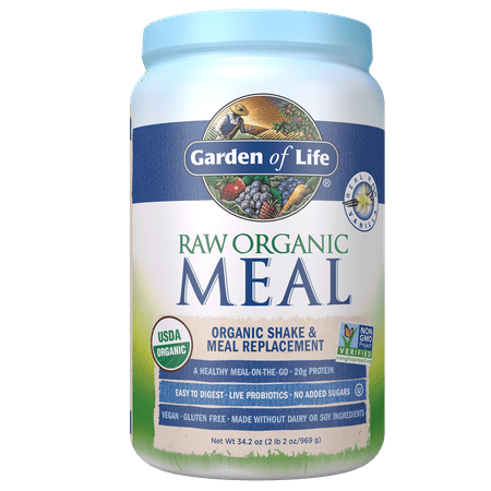 Garden of Life Raw Organic Meal Vanilla 34.2oz (2lb 2oz / 969g)