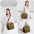 thumbnail image 6 of OBREWU Black Sunflower Womens Lunch Box for Work,Insulated Large Black Sunflower Lunch Bag for Women,Loncheras Para Mujer,Leakproof Adult Lunch Bag for Work,Beach,Travel,Picnic,Camping, 6 of 7