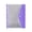 Purple, variant on A4 Loose Leaf File Pouch with 11 Holes - Transparent Plastic Document Storage Bag, Colorful Labels for Binder & Office Organization, Multicolor