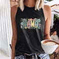 thumbnail image 2 of IROINNID Women's Casual Basic Printed Tank Tops Round-Neck Loose Sleeveless Summer Leisure Tops, 2 of 2