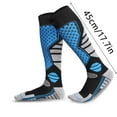 thumbnail image 5 of Thick Winter Ski Socks, Warm High-Top, Moisture-Wicking, Odor-Control, Insulated, Athleisure Style, Men's Women's, Snowboarding Skiing Outdoor Sports Activewear TOPLIU, 5 of 7