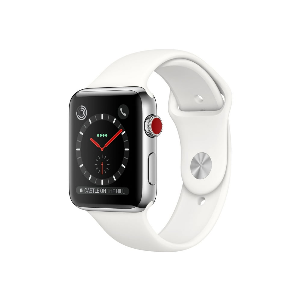Apple Watch Series 3 38mm White (Refurbished) - Walmart.com - Walmart.com
