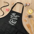 thumbnail image 6 of AOWOO Funny Cooking Aprons for Men Women - Cotton Apron with 2 Pockets for Dad Mom, Adjustable Kitchen Cooking Aprons, BBQ Grilling Chef Apron - Father's Day Gifts for Dad Husband, 6 of 7