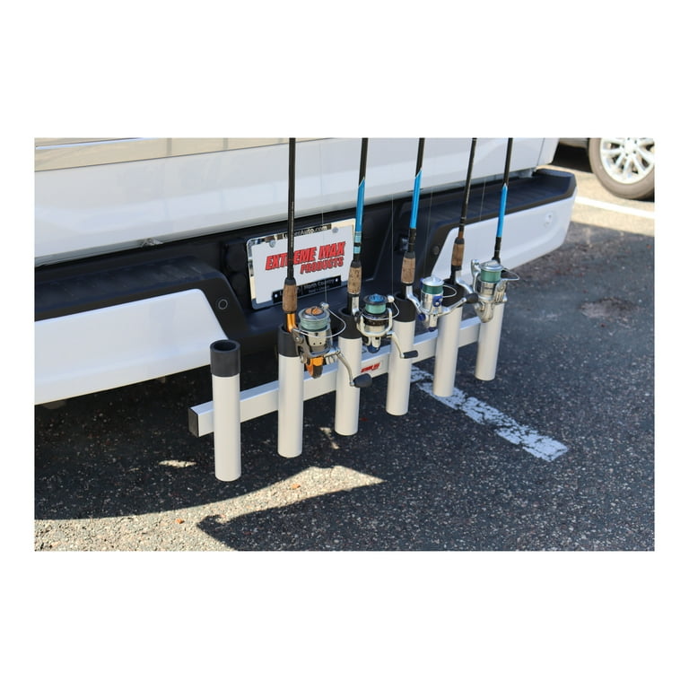 Extreme Max 6-Rod Aluminum Pivoting Fishing Rod Holder for 2"" Hitch Receivers" - Walmart.com Extreme Max 6-Rod Aluminum Pivoting Fishing Rod Holder for 2"" Hitch Receivers" - Walmart.com