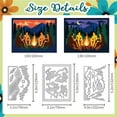 thumbnail image 2 of Troqueles para crear tarjetas con temática de fogatas de camping, plantillas para troqueles de metal, troqueles para tarjetas de scrapbooking, plantillas para repujado., 2 of 9