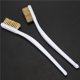 thumbnail image 2 of 100 Piezas de Cepillo de Cerdas de Metal de Laton de 6.9 Pulgada de Longitud de Manija de Plastico Blanco, 2 of 10