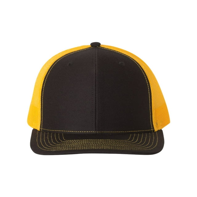 Adjustable Snapback Trucker Cap, Adjustable, BlackGold