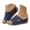 Navy, variant on RotHome Orthopedic Sandals for Women 2026 Comfortable Orthotic PU Leather Wedges Slides Dressy Platform Heel Arch Support Slip On Sandals