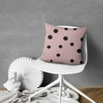 thumbnail image 5 of Valentine's Day Pink Black Heart Throw Pillow Covers 20"x20", Set Of 2, Linen Study Sofa Cushion Cover Indoor Living Room Home Decor, 5 of 7