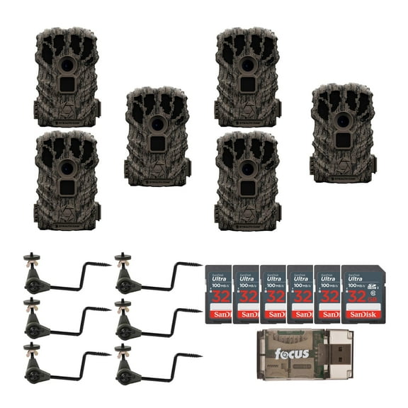 Stealth Cam Browtine 14MP Camera (6-Pack) Bundle