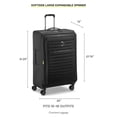 thumbnail image 3 of DELSEY PARIS Cruise 3.0 28" Large Checked Expandable Softside Spinner Luggage, 3 of 9