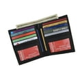 thumbnail image 3 of Genuine Leather Men Cowhide Slim Hipster Credit Card Bifold Wallet, 3 of 11