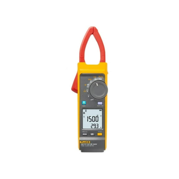 Fluke 393 - CAT III 1500V TRMS Clamp Meter with iFlex (2500A AC/999.9A DC)