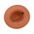 thumbnail image 6 of RYKJLWY Hats for Men Fashionable Fedora Fedoras Men Wide for Women Dress Hat Women and Hats Baseball Caps Panama Hat Men（Orange,One Size）, 6 of 9