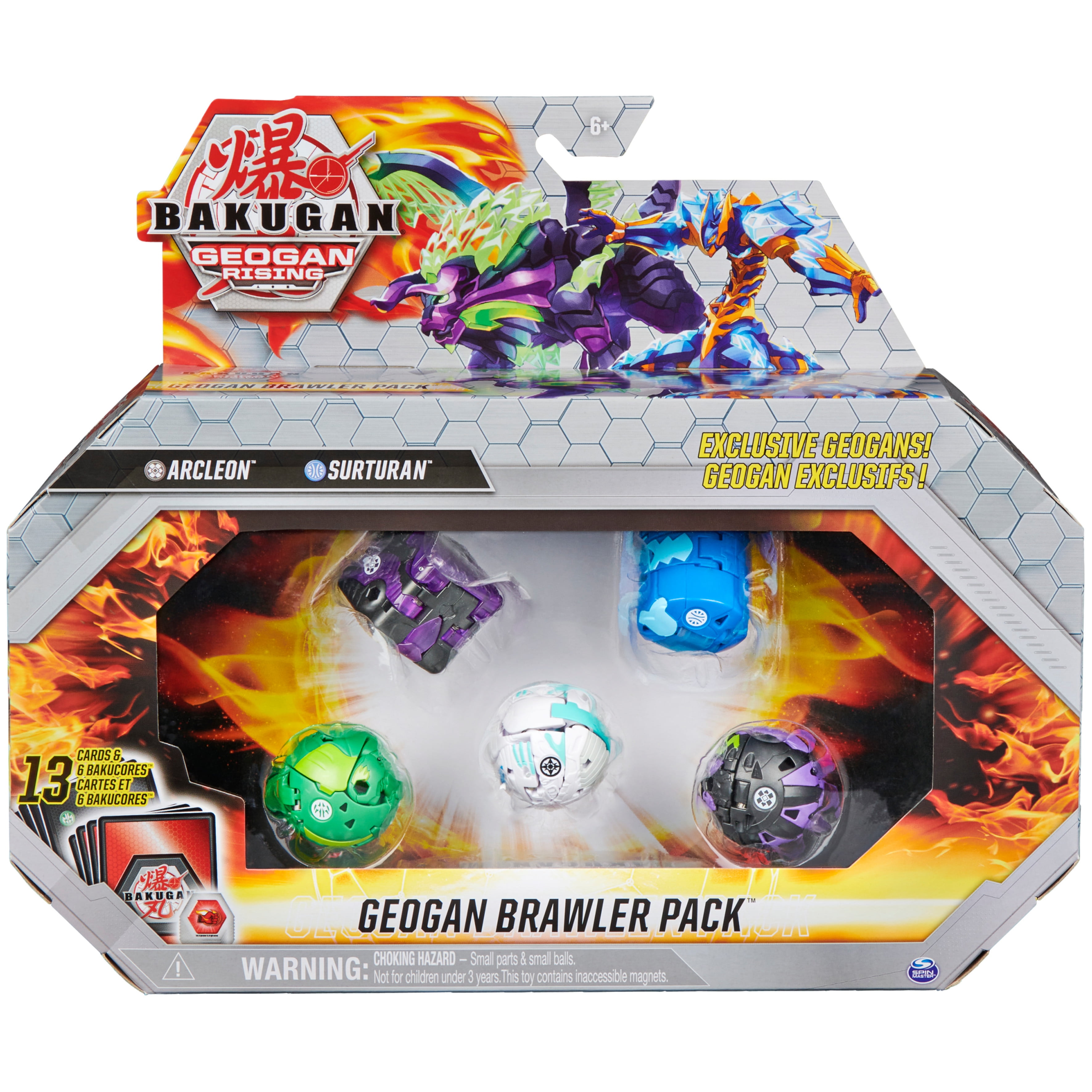 3 Years Bakugan Starter Pack Set Assortment with Collectible Character Cards 