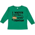thumbnail image 3 of Inktastic I Watch Football with My Pawpaw Boys Long Sleeve Toddler T-Shirt, 3 of 5