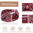 thumbnail image 5 of SCHUHLAND 6-Pack Bohemian Yoga Wide Headbands for Women, Elastic Non-Slip Workout Sweatband, Vintage Exotic Style Criss-Cross Hair Wraps, 5 of 21