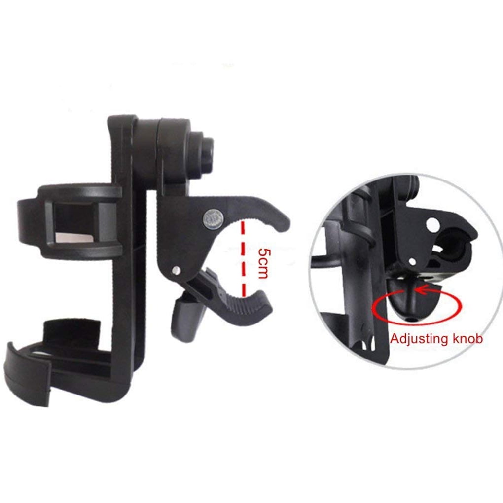 Stroller Cup Holder Adjustable Bike Water Bottle Cage Rack Mount Bracket