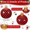 thumbnail image 3 of Room Decor Qwtwty 2022 Christmas Decoration Ball 60cm Outdoor Christmas Inflatable Decorated Ball Pvc Inflatable Christmas Ball Christmas Tree Decorations, 3 of 6