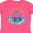 thumbnail image 4 of Inktastic Fort Myers Beach Florida Vacation Boys or Girls Toddler T-Shirt, 4 of 5