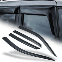 M-AUTO 4 Pcs Set Window Visor Deflector Sun Rain Guard Smoke Tinted Outside Mount for 2022-2023 Honda Civic Sedan