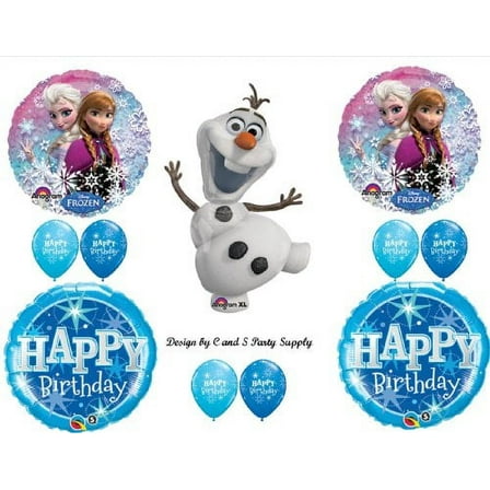 Frozen Olaf Snowman Disney Movie BIRTHDAY PARTY Balloons Decorations Supplies
