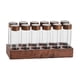 thumbnail image 5 of Tubos de café en grano, botella de tubo de café en grano, soporte de madera y embudo, granos de café 17g, 5 of 9