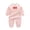 Hot Pink, variant on Baby One Piece Romper 3 6 9 12 18 Month Soft Cotton Sleepwear Jumpsuit Unisex(Watermelon Red,7-10 Months)