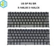thumbnail image 2 of US RU Brazil Spanish Keyboard Backlit For  Ideapad Flex 5-14ARE05 5-14IIL05 3-14ADA6 3-14ITL6 Pro-14ARH5 PC4SPB PR4SB-SPA, 2 of 10