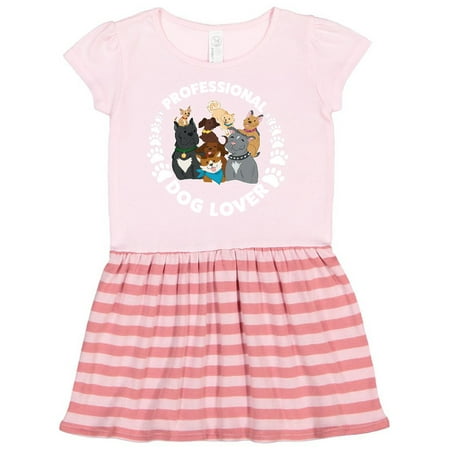 

Inktastic Professional Dog Lover with Cute Dog Family Gift Toddler Girl Dress