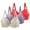 Navy, variant on Gymayou 3 Pack Women Floral Lace Minimizer Bra Bundle Underwire Full Coverage Anti Sag Support Bra for Large Bust Gathered Shaping Beige 100B