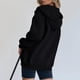 thumbnail image 3 of Chaqueta de mujer, chaqueta con capucha, sudadera larga otoño invierno, 3 of 6