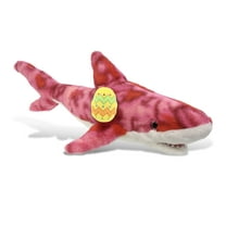 DolliBu Pink Tie-Dye Shark with Yellow Easter Egg Plush - Perfect Shark Stuffed Animals for Easter Basket, Cute Easter Egg Stuffed Animal Spring Toys for Girls, Boys, and Babies - 23 Inches
