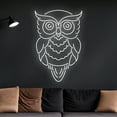 thumbnail image 3 of Handmadetneonsign Custom Owl Neon Sign, Owl LED Sign, Bird Neon Light, Owl Eyes LED Light, 3 of 5