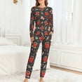 thumbnail image 2 of Womens Pajama Sets, Coffee Mug Cup 2 Piece Pjs Sets Long Sleeve Top and Pajama Pants with Pockets, Comfy Soft Ladies Sleepwear Lounge Sets for Women, 2 of 7