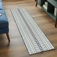 thumbnail image 5 of Ethnic Tribe Boho Runner Rug 2x6 Washable Kitchen Rug Non-Slip Lightweight Thin Soft Low Pile Bathroom Runner Geometric Diamonds Dots Modern Carpet for Hallway Laundry Room Bedroom Entryway, 5 of 9
