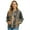 Camo Hunting Forest, variant on COEQINE Women's Bomber Jacket Zip Up Long Sleeve Varsity Shackets Lightweight Coat with Pockets, Stand Collar Loose Fit Casual Jacket Fall Winter Outfits, Small, Camo Hunting Forest