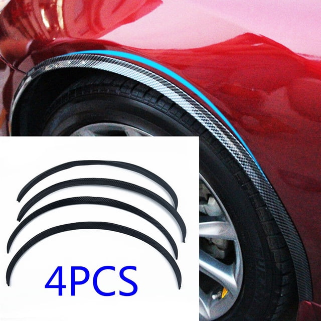 Car Fender Flares Car Wheel Arches Wing Expander Arch Eyebrow-Mudguard Lip Body Kit Protector Cover Mud Guard Universal