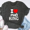 thumbnail image 6 of EcoLoom I Heart Pho King Short Sleeve Unisex T Shirt, 6 of 6
