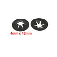 thumbnail image 3 of Uxcell 4mm x 12mm Metal Quicklock Star Speed Lock Locking Washers 20 Pack, 3 of 4
