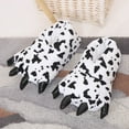 thumbnail image 6 of WOYY Women And Men Slippers Cute Claw Winter Warm Slipper Non Slip Indoor House Shoes, 6 of 6