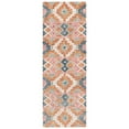thumbnail image 2 of SAFAVIEH Aspen Dulcibella Geometric Wool Area Rug, Orange/Fuchsia, 6' x 9', 2 of 5